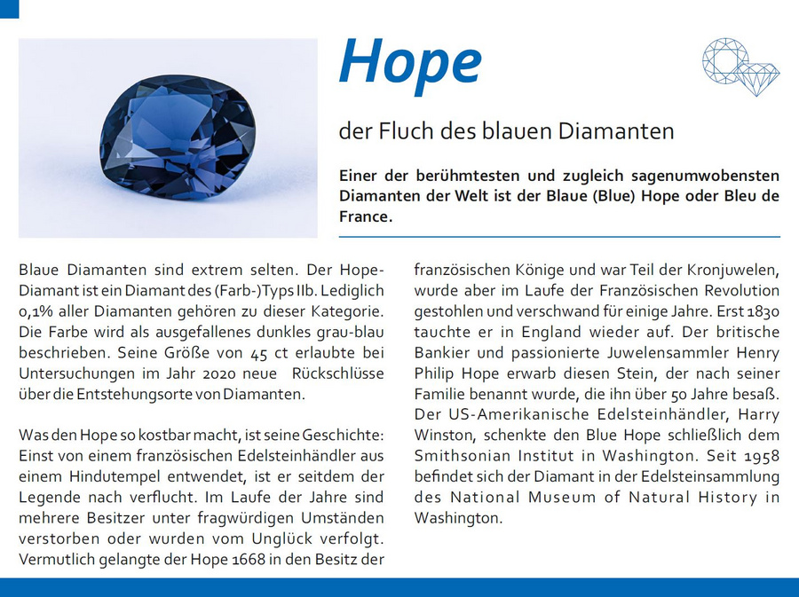 Hope, der blaue Diamant